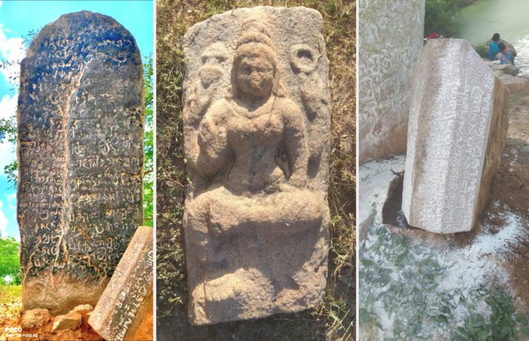 பராந்தகச்சோழர் ஆட்சிகாலத்தில் கொடும்பாளூர் வரகுண இருக்குவேள் தேவதானம் மற்றும் ஊரணி அமைத்து கொடுத்த சூலக்கல் கண்டுபிடிப்பு