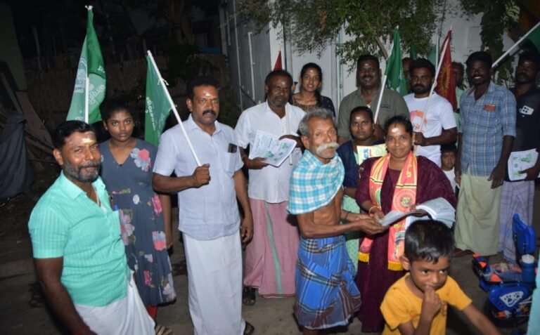 நாம் தமிழர் கட்சி வேட்பாளர் மக்கள் சந்திப்பு பிரச்சாரம்.