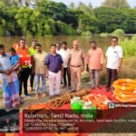 அமராவதி ஆற்றில் தீயணைப்புத் துறையினர் ஒத்திகை