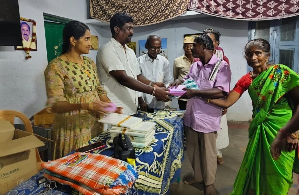 வாடிப்பட்டியில் மாற்றுத்திறனாளிகள் இல்லத்தில் நலத்திட்ட உதவிகள்.