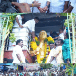 ராமேஸ்வரம் பசும்பொன் உ. முத்துராமலிங்க தேவர் கோவில் கும்பாபிஷேக விழா சிறப்பாக நடைபெற்றது.