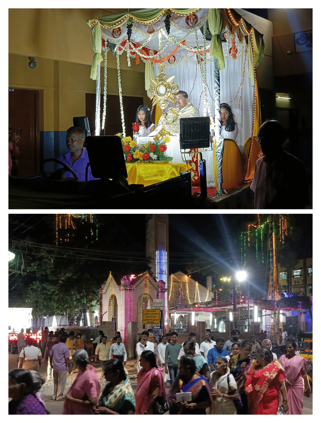 உசிலம்பட்டி அருகே திருப்பலி..