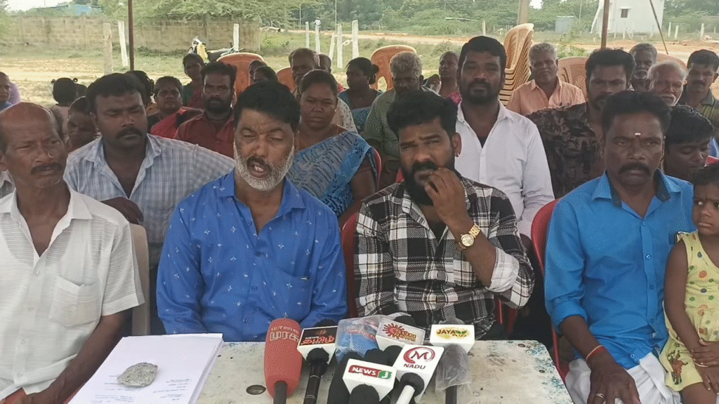 மாற்று சமுதாயத்திற்கு வழங்கப்பட்ட இ-பட்டாவை உடனடியாக ரத்து செய்யக்கோரி போராட்டம்..!