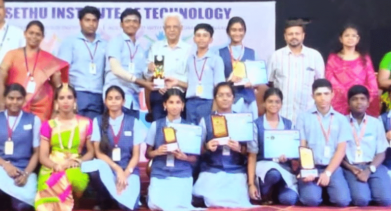 சேது பொறியியல் கல்லூரியில் தென் மாவட்ட பள்ளிகளுக்கான கலை மற்றும் திட்ட விலக்கப் போட்டிகள்..