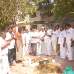 பாலமேடு பகுதியில் 3கோடியே 95 லட்சம் மதிப்பில்அரசு கட்டிடங்கள், மற்றும் தார்சாலை அமைக்க பூமி பூஜை: எம்.எல்.ஏ.வெங்கடேசன் பூஜை செய்து துவக்கி வைத்தார்..
