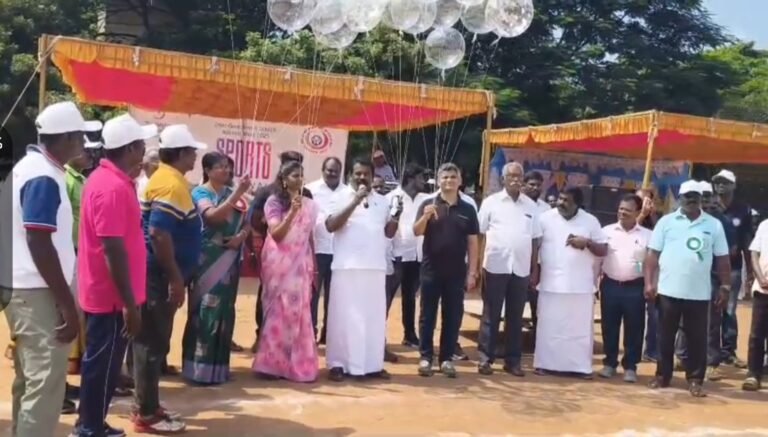 ஸ்ரீபெரும்புதூரில் அரசு பள்ளிகளுக்கு இடையேயான தடகளப் போட்டி -2025.செல்வப் பெருந்தகை MLA பங்கேற்பு.