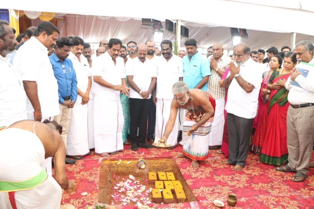 70 கோடி மதிப்பீட்டில் அடிக்கல் நாட்டு விழா.