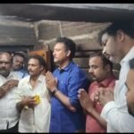 பழனி முருகன் கோயிலில் பள்ளி கல்வித் துறை அமைச்சர் அன்பில் மகேஷ் பொய்யாமொழி சாமி தரிசனம் செய்தார்.