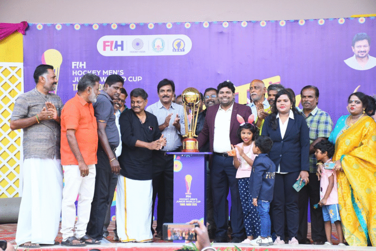 வாடிப்பட்டியில் உலக ஆக்கி கோப்பைக்கு வரவேற்பு அறிமுகம்..