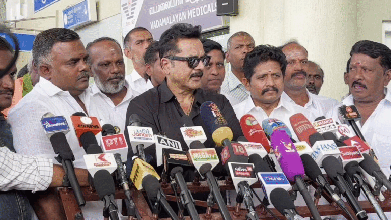 பாலியல் குற்றத்தில் ஈடுபடுபவர்கள் மீது கடுமையான தண்டனை தூக்கு தண்டனை வழங்க வேண்டும்.. நடிகர் சரத்குமார்: