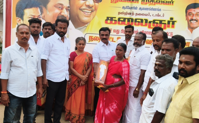 பொது மக்களுக்கு நலத்திட்ட உதவிகளை எம்.எல்.ஏ.வெங்கடேசன் வழங்கினார்...