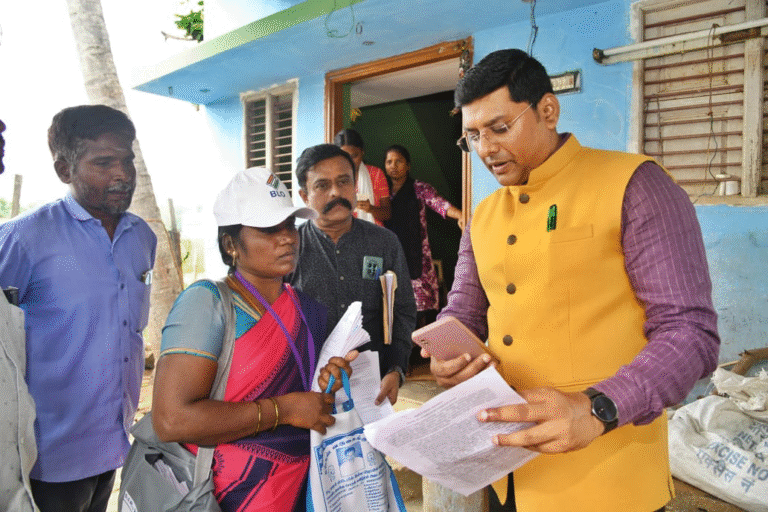 தீவிர முறை திருத்தம்: ஆட்சியர் ஆய்வு: