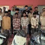 பழனியில் கஞ்சா விற்பனை செய்த 10 இளைஞர்கள் கைது. கஞ்சா மற்றும் இருசக்கர வாகனம் 4 பறிமுதல் செய்து போலீசார் விசாரணை..