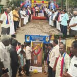 பழனியில் அறிவர் அம்பேத்கர் போக்குவரத்து தொழிலாளர்கள் முன்னனி சார்பாக அம்பேத்கரின் நினைவு நாள் வீர வணக்க நிகழ்வு...