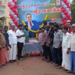பழனியில் தமிழ் புலிகள் கட்சியின் சார்பில் அறிஞர் அம்பேத்கரின் நினைவு நாள் நிகழ்ச்சி நடைபெற்றது.
