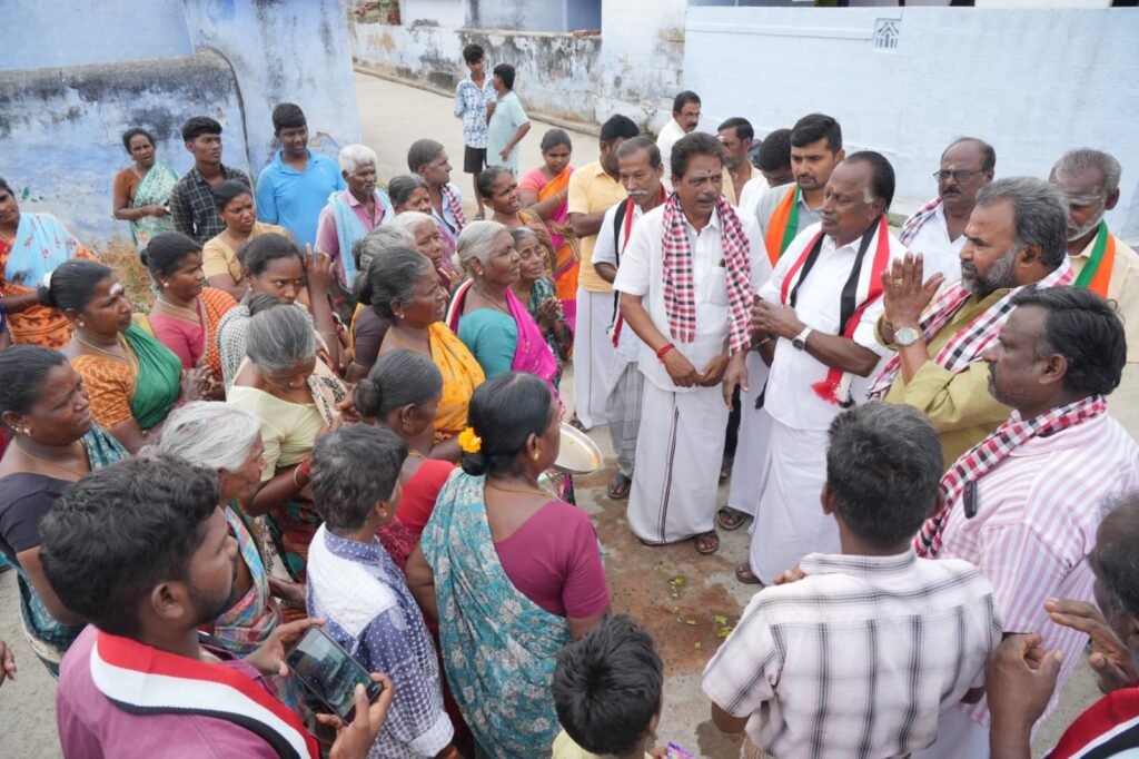 மலைவாழ் மக்களின் அடிப்படை வசதிகள் மேம்படுத்தப்படும்: மடத்துக்குளம் பிரச்சாரத்தில் சண்முகவேலு உறுதி