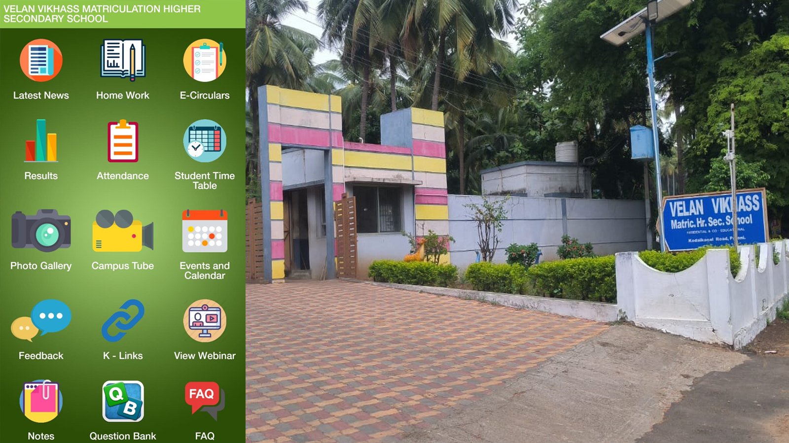 பழனி வேலன் விகாஸ் பள்ளியில் 'CLOBAS' மொபைல் செயலி அறிமுக விழா: பெற்றோர்கள் எளிதில் அறிய புதிய வசதி!