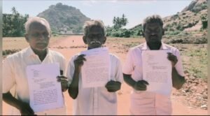 பழனியில் விவசாய நிலத்தை ஆக்கிரமிப்பு செய்து பாதை அமைத்த தேவஸ்தான நிர்வாகம்.